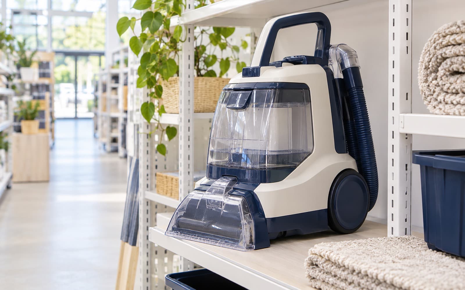 Teppichreiniger zum Ausleihen im Baumarkt