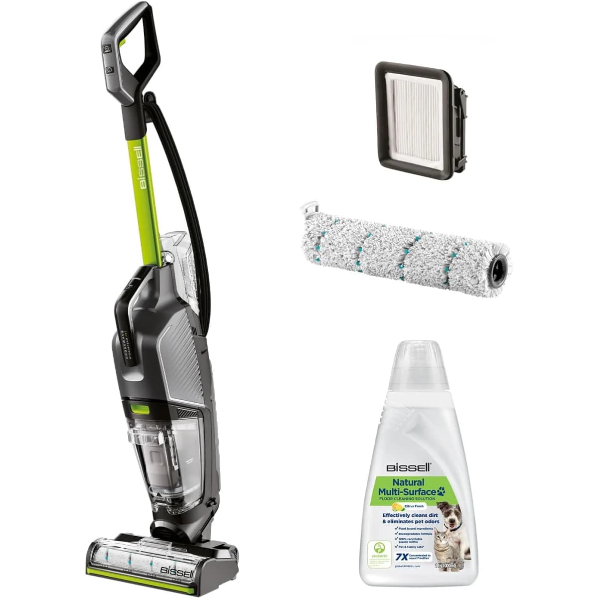 Bissell CrossWave HydroSteam PET 3517N Nass-Trockensauger mit Dampf